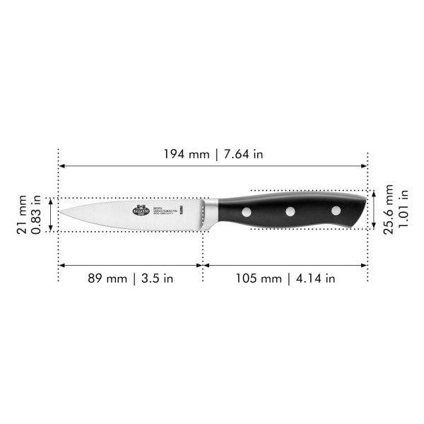 BALLARINI Brenta Spick & Garniermesser Küchenmesser 9 cm