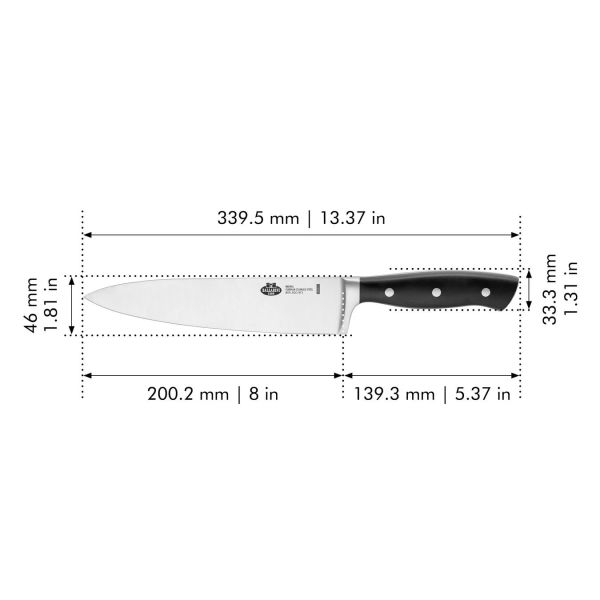 BALLARINI Brenta Kochmesser Küchenmesser Meser 20 cm