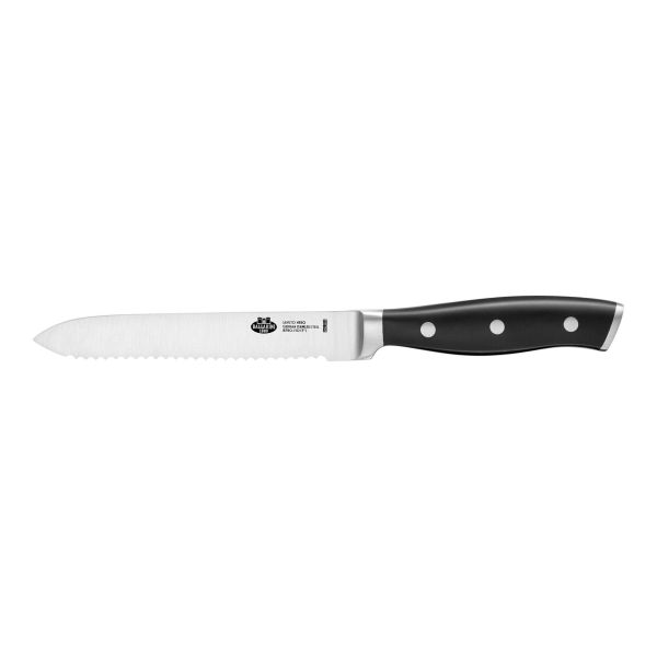 BALLARINI Savuto Universalmesser, 13 cm Wellenschliff designter Griff Korrosionsbeständig