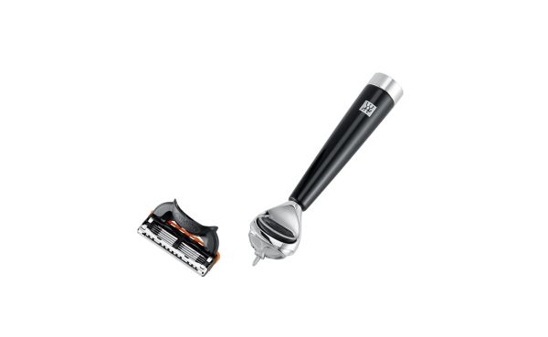 ZWILLING Rasierer mit Edelharz-Griff, Schwarz Klingen auswechselbar