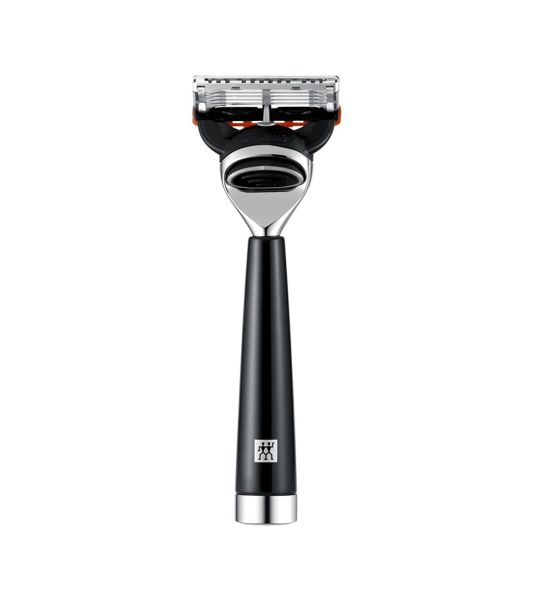 ZWILLING Dreiteiliges Rasier-Set verchromten Halter Rasierer mit Gillette