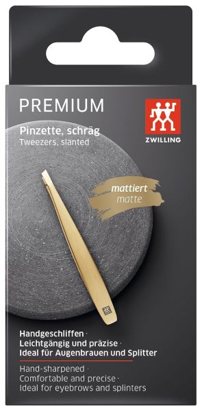 Zwilling Beauty Manicure Premium Pinzette, schräg