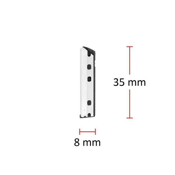 Zwilling Premium Ersatzklingen für Gesichtshaar-Rasierer Gold