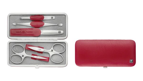 Zwilling Rahmen-Etui, 5tlg. Manicure TWINOX Maniküre  mattiertem Edelstahl