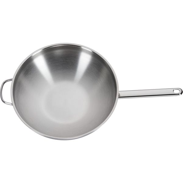 Demeyere Wok ohne Deckel 32 cm, 18/10 Edelstahl