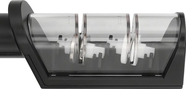 MIYABI MIYABI Messerschärfer Keramikrollen, 21 cm Schwarz Keramik Schwarz