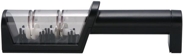 MIYABI MIYABI Messerschärfer Keramikrollen, 21 cm Schwarz Keramik Schwarz