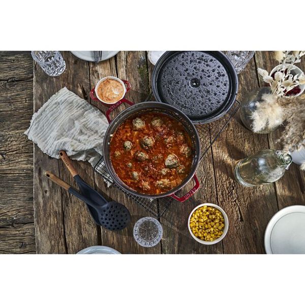Staub La Cocotte Töpfe und Pfannen Cocotte, 26 cm | Bordeaux | rund | Gusseisen