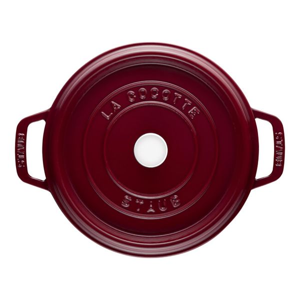 Staub La Cocotte Töpfe und Pfannen Cocotte, 26 cm | Bordeaux | rund | Gusseisen