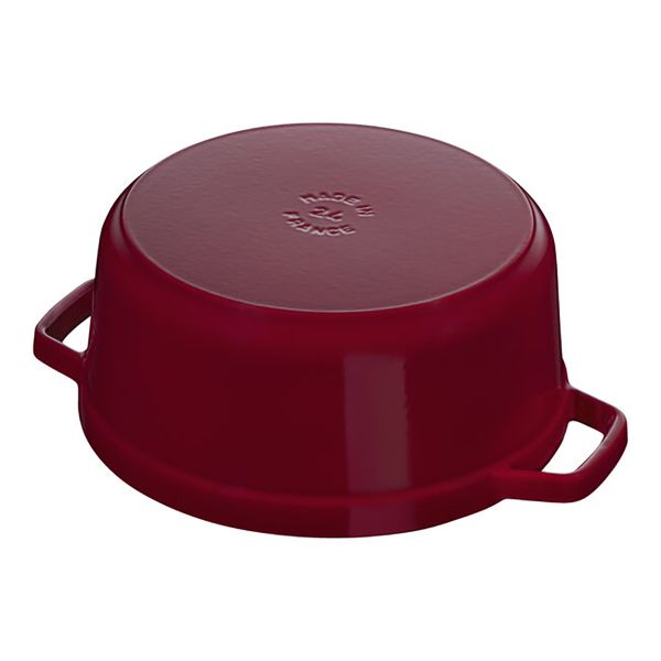 Staub La Cocotte Töpfe und Pfannen Cocotte, 26 cm | Bordeaux | rund | Gusseisen
