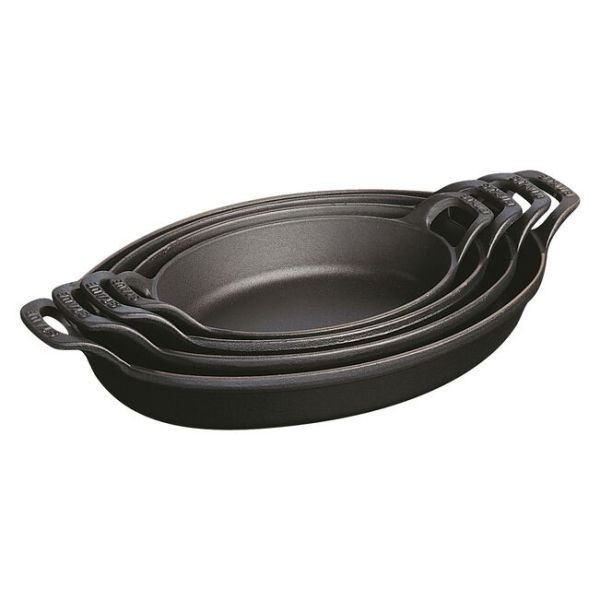 Staub Specialities Ofenform 28 cm, Gusseisen Schwarz  alle Herdarten inkl. Induktion