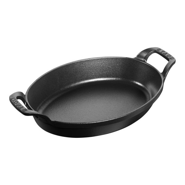 Staub Ofenform Auflaufform, 24 x 17.145 cm Gusseisen Schwarz