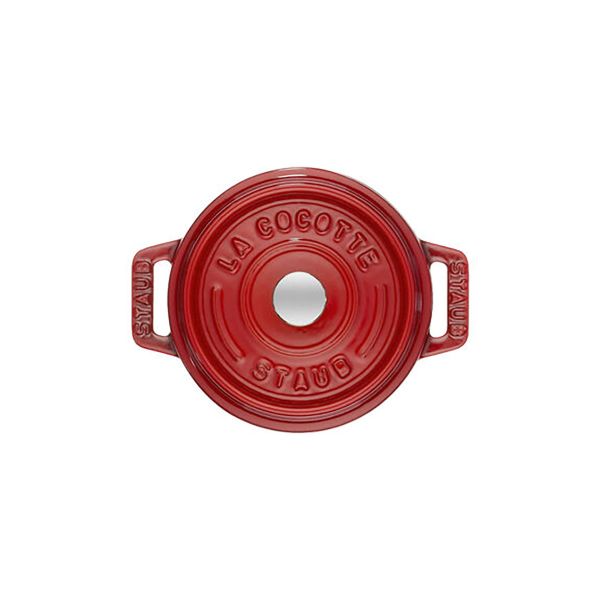 Staub La Cocotte Mini Cocotte, 10 cm Kirsch-Rot rund Gusseisen