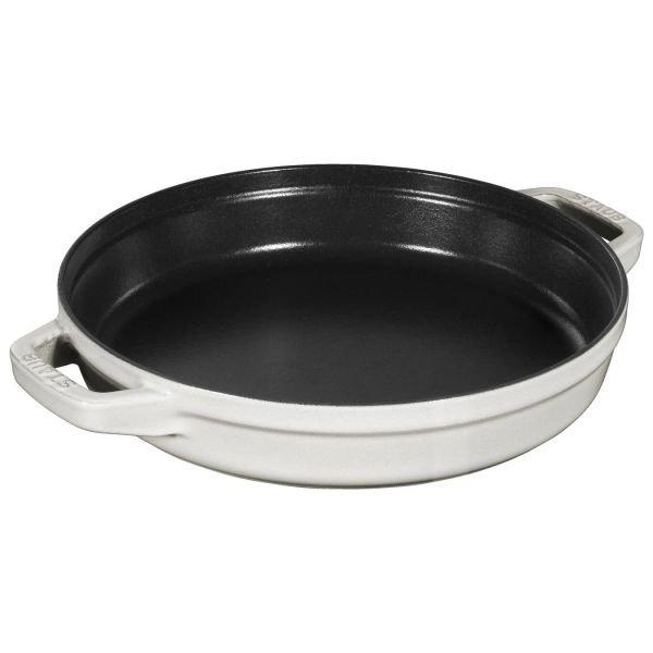 Staub La Cocotte Kochtopfset, 3-tlg rund Gusseisen Weisser Trüffel