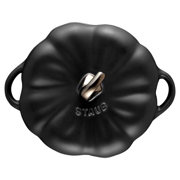 Staub Ceramique Cocotte, 12 cm | Schwarz | Kürbis | Keramik
