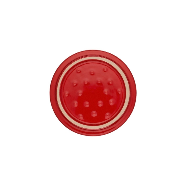 Staub Set 6 Stück Keramik Dessertschale Auflaufform Mini Cocotte, rund Kirsch-Rot 10 cm