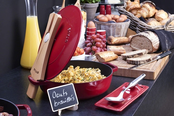 STAUB Staub Accessories Deckelhalter Holz für Cocotte 24, 26, 28 cm