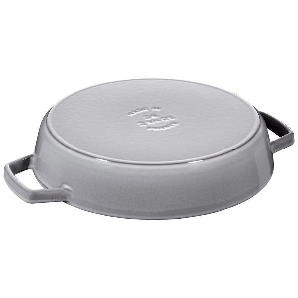 Staub Pans Bratpfanne 26 cm, Gusseisen, Graphit-Grau