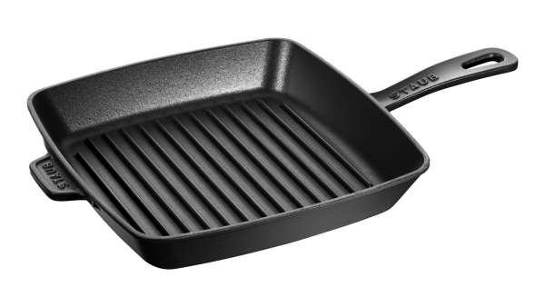 STAUB Grillpfanne, quadratisch, 26 x 26 cm schwarz Grillpfannen 26 cm