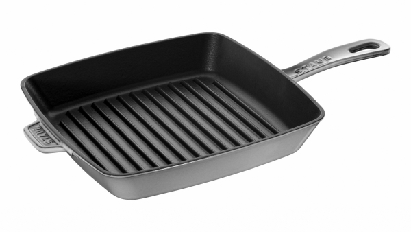 STAUB Grillpfanne, quadratisch, 26 x 26 cm grafitgrau Grillpfannen 26