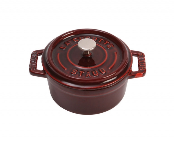 Staub Cocotte Bräter 26 cm grenadinerot rund