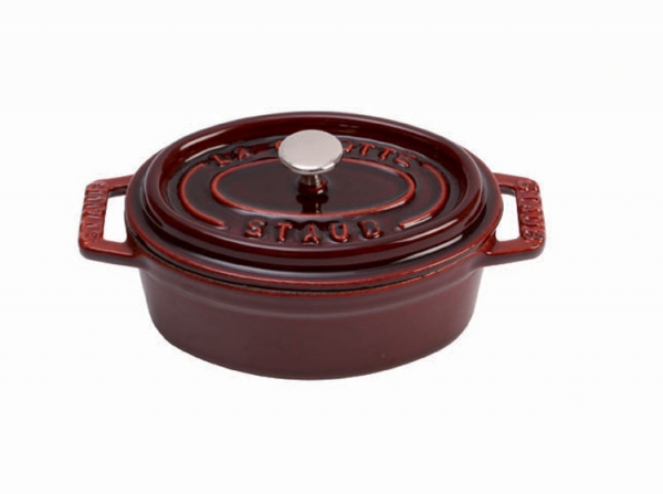 Staub Cocotte Bräter 29 cm grenadinerot oval