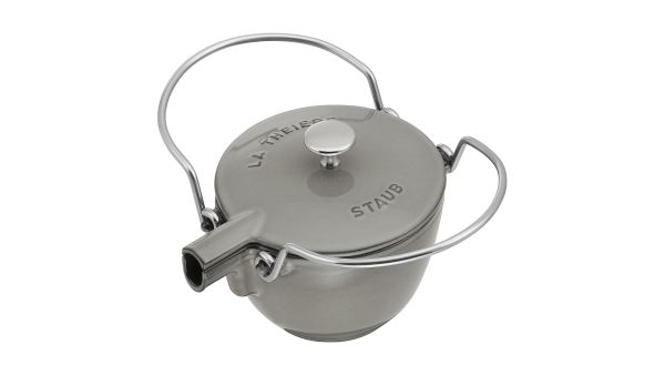 Staub Specialities Teekanne, 16 cm rund Graphit-Grau