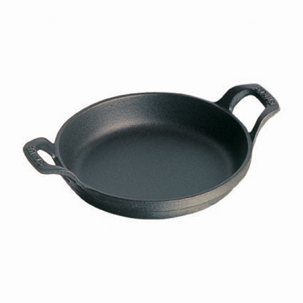 Staub Auflaufform rund  20 cm schwarz