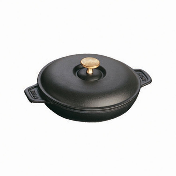 Staub runde Auflaufform schwarz 20 cm