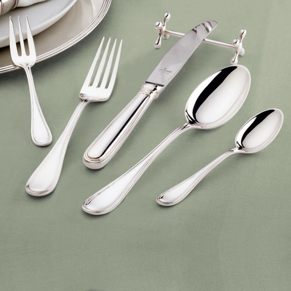 Wilkens versilbertes Besteck Set 30-teilig Schwedisch Faden in 180g Royal Versilberung