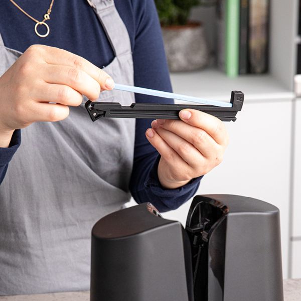 ZWILLING Schärfstab für V-Edge Messerschärfer Keramik Schleifstein grob blau