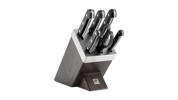 Zwilling Selbstschärfender Messerblock, Esche, 7-tlg. ZWILLING Gourmet 300 x 115 x 260 mm