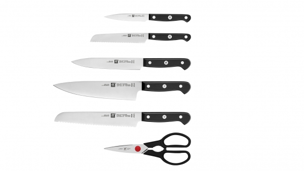 Zwilling Selbstschärfender Messerblock, Esche, 7-tlg. ZWILLING Gourmet 300 x 115 x 260 mm