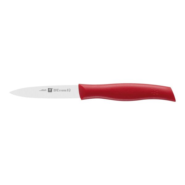 ZWILLING TWIN Grip Messerset 3-tlg, Rot  Edelstahl eisgehärtete Klinge