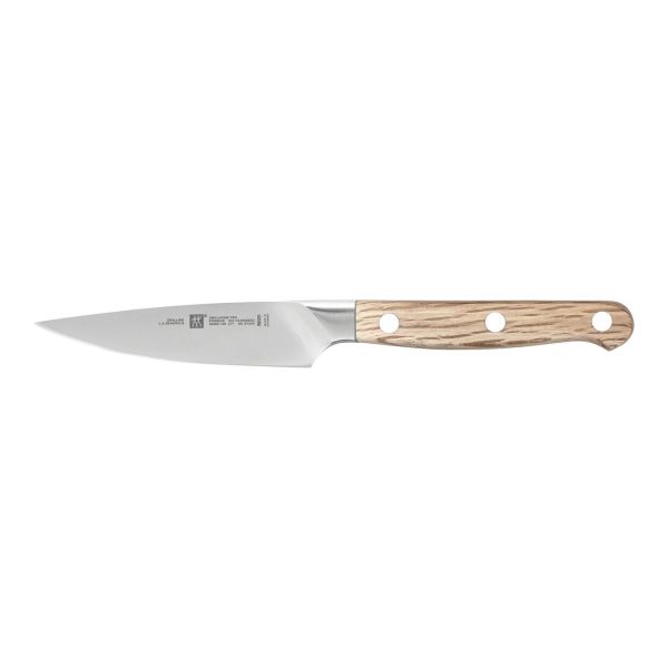 ZWILLING Pro Wood Spick- und Garniermesser 10 cm, Steineiche