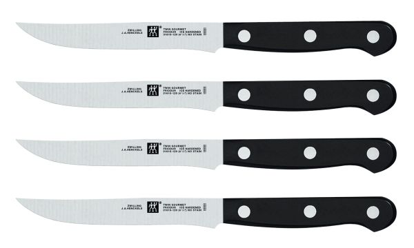 ZWILLING TWIN Gourmet Steakmesserset,Messer 4-tlg  eisgehärtete Klinge