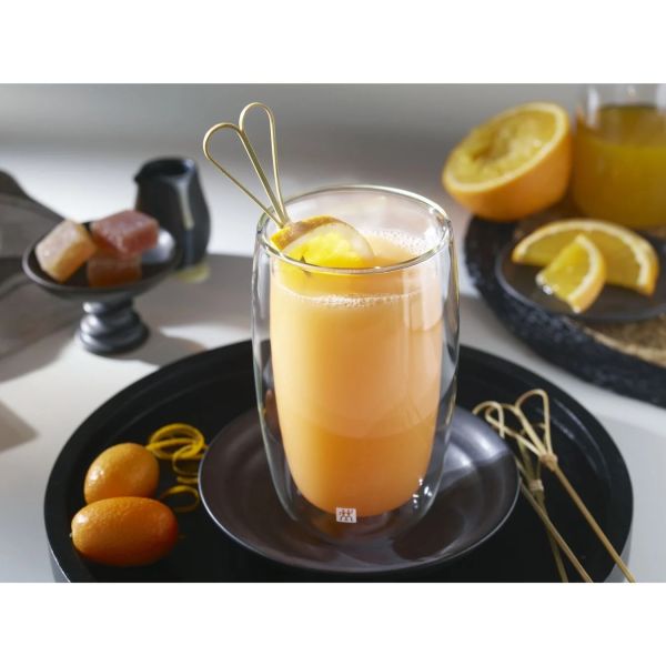 ZWILLING Sorrento Latte Macchiato Glasset, 350 ml / 2-tlg hochwertiges  Borosilikatglas