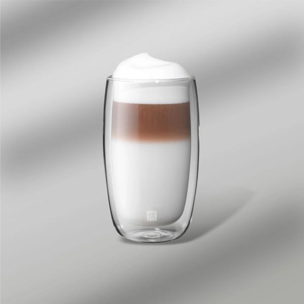 ZWILLING Sorrento Latte Macchiato Glasset, 350 ml / 2-tlg hochwertiges  Borosilikatglas