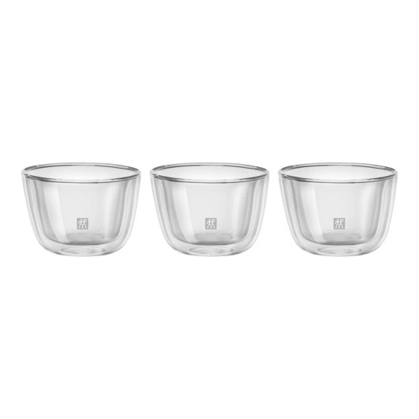 ZWILLING Sorrento Tapas Set, 3-tlg Transparent  hochwertiges  Borosilikatglas