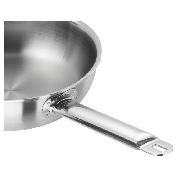 ZWILLING Pro Bratpfanne 24 cm, 18/10 Edelstahl, Silber  Geeignet für alle Herdarten