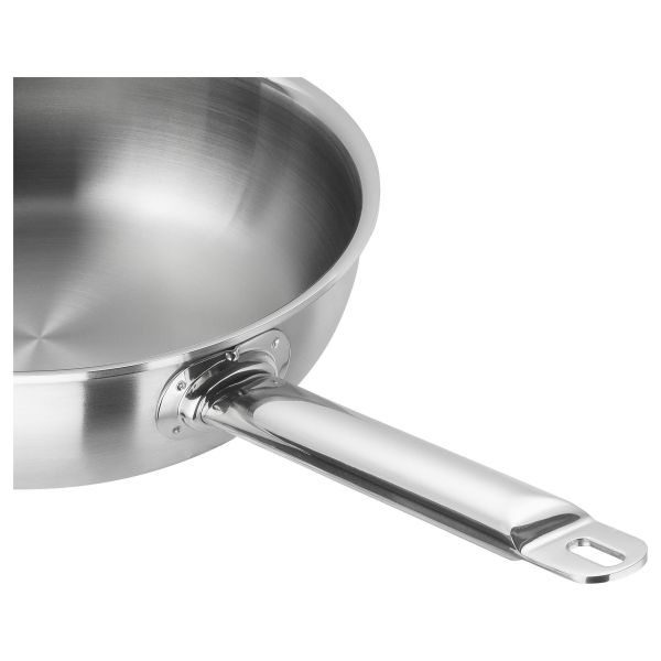 ZWILLING Pro Bratpfanne 26 cm, 18/10 Edelstahl, Silber Geeignet für alle Herdarten