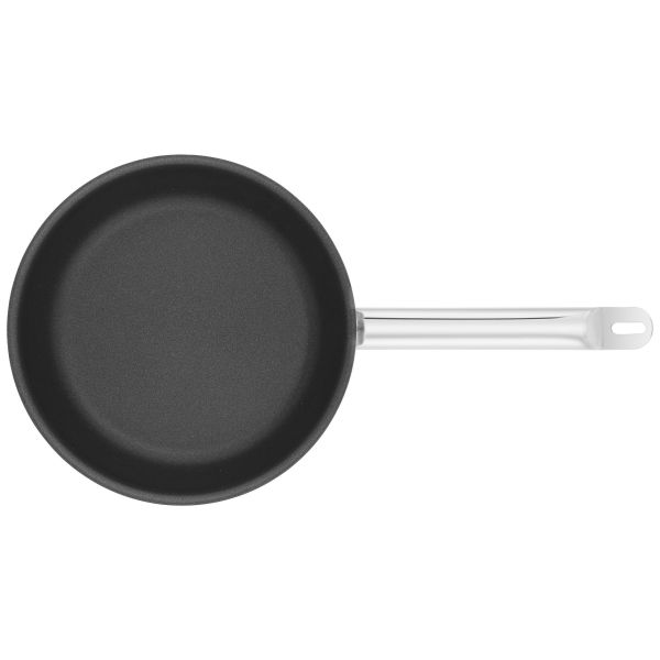 ZWILLING ProBratpfanne 28 cm, 18/10 Edelstahl, Silber-Schwarz Geeignet für alle Herdarten