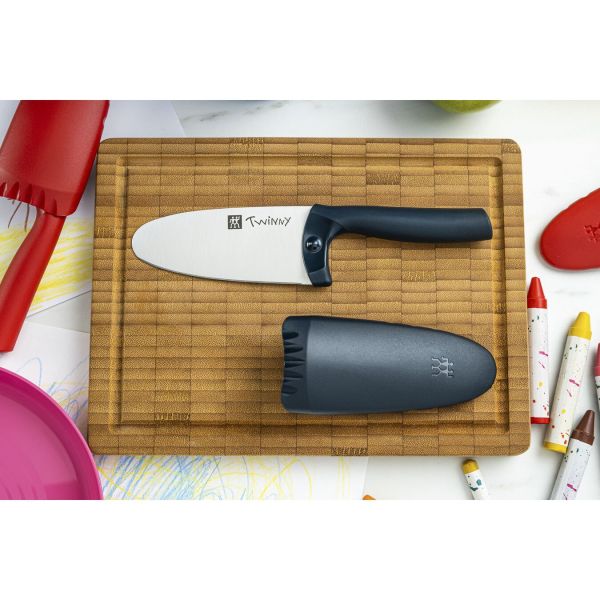 ZWILLING TWINNY Kinderkochmesser 10 cm, Blau  Edelstahl  ab 3 Jahren geeignet