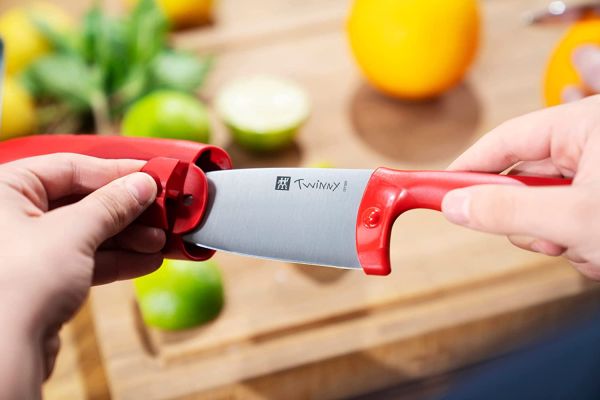 ZWILLING TWINNY Kinderkochmesser 10 cm, Rot Edelstahl ab 3 Jahren geeignet