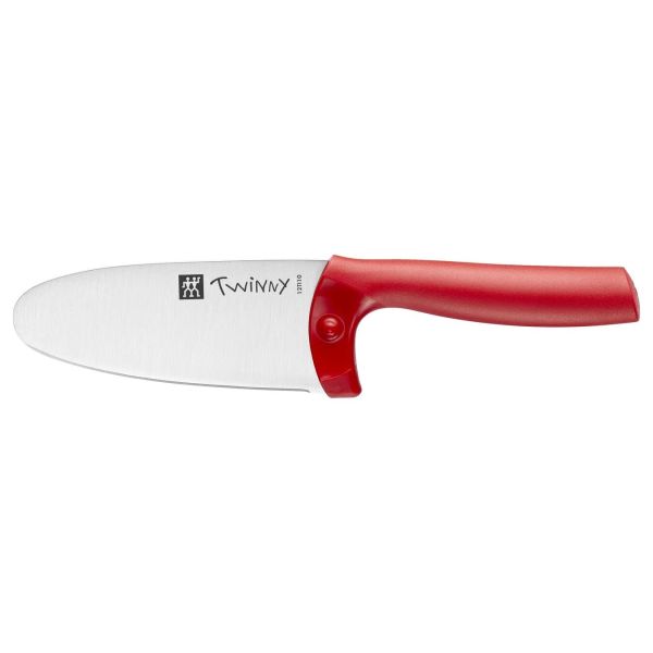 ZWILLING TWINNY Kinderkochmesser 10 cm, Rot Edelstahl ab 3 Jahren geeignet