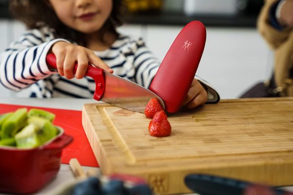 ZWILLING TWINNY Kinderkochmesser 10 cm, Rot Edelstahl ab 3 Jahren geeignet