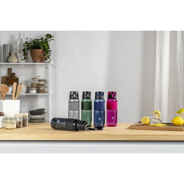 ZWILLING Bottle Trinkgläser Trinkflasche, 680 ml Tritan Pink