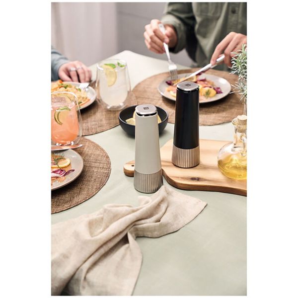 ZWILLING Spices Gewürze und Mühlen Gewürzmühlen Set Schwarz und Weiss