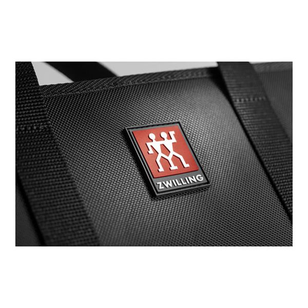 ZWILLING **** VIER STERNE Messer Reiseset, 7-tlg Schwarz Buchenholzbrett