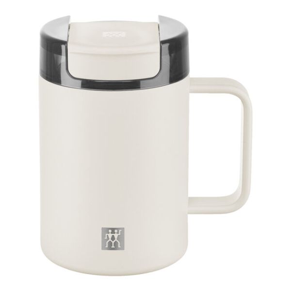 ZWILLING Thermo plus Isolierbecher Thermobecher, 380 ml Edelstahl Cream